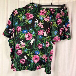 Victoria’s Secret Satin Floral Pajama Set XXL